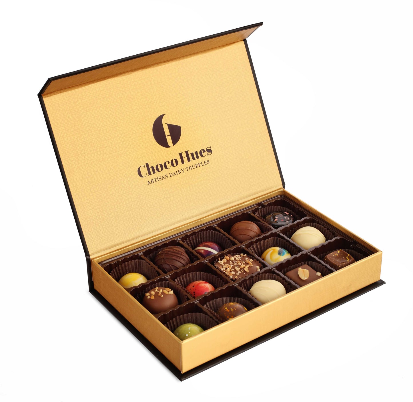 15 piece assortment truffle box