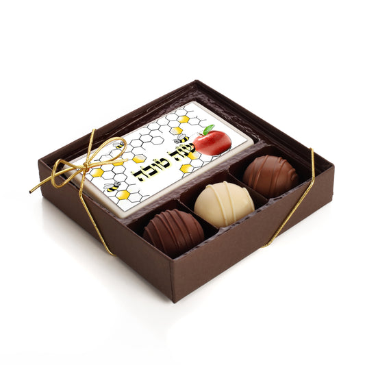Personalized Truffle Box Rosh Hashana