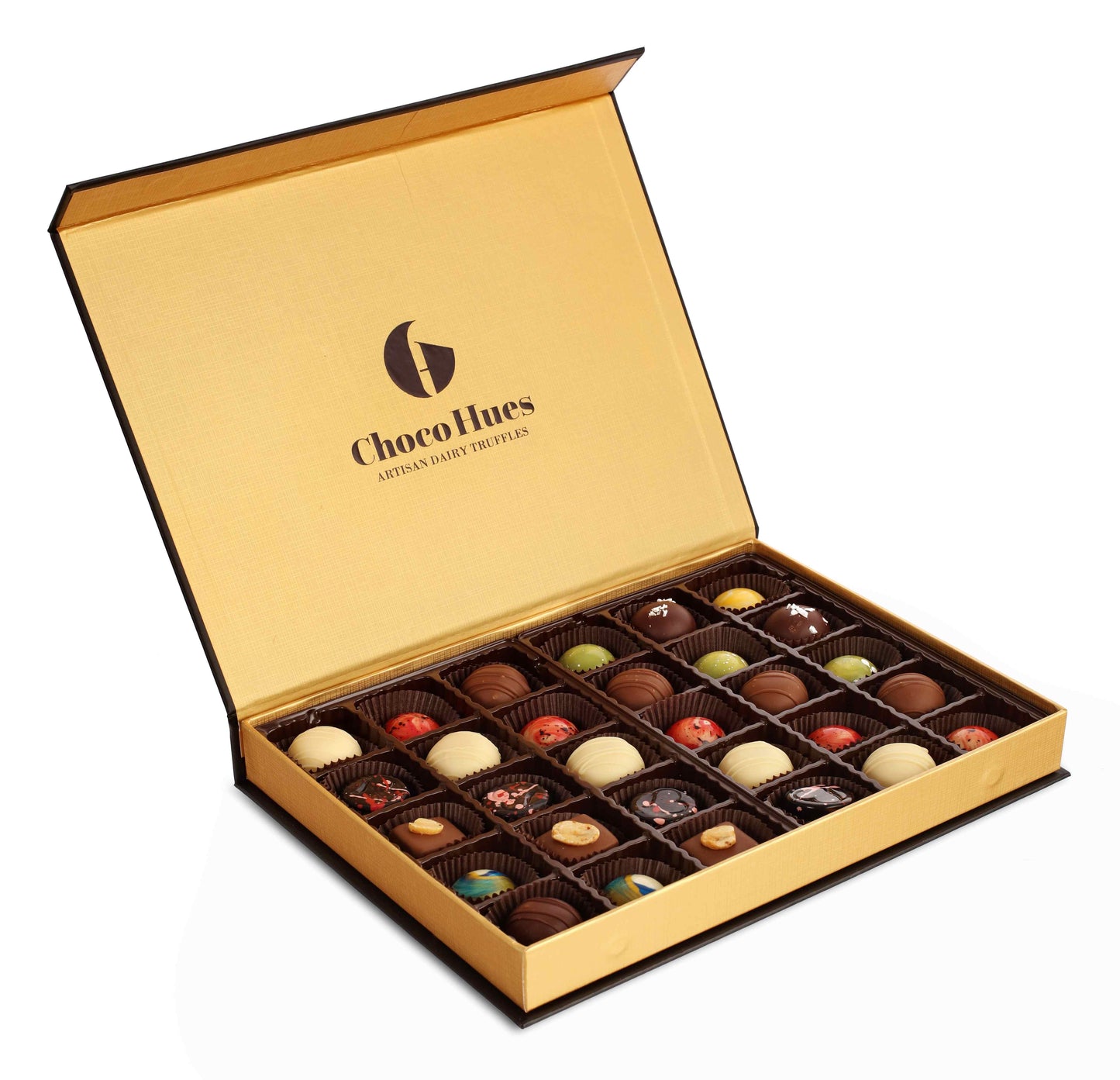 30 piece assortment truffle box